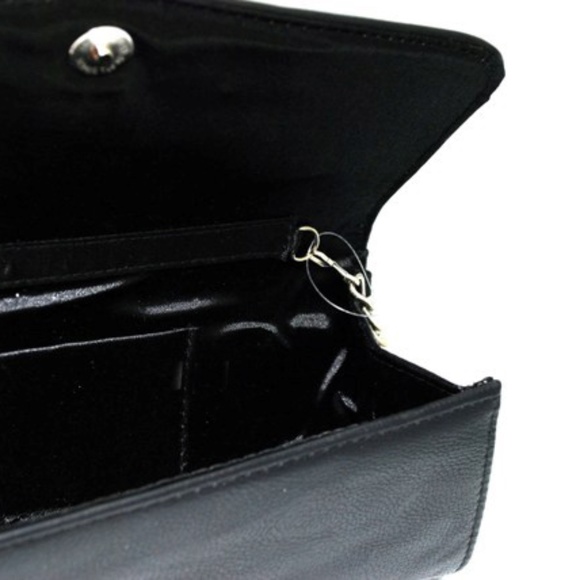 Zauron Black Studded Evening Clutch | Handbag | Purse - Picture 4 of 6